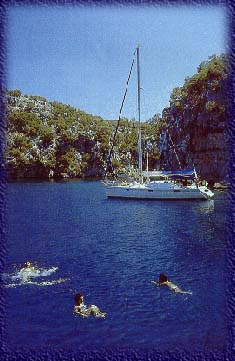 Swimming at Kekova